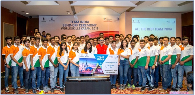 Team India Send Off Ceremony for WorldSkills Kazan, 2019