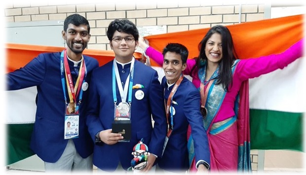 Medal Winners from Team India in WorldSkills Kazan, 2019
