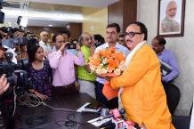 Dr. Mahendra Nath Pandey assumes office as Cabinet Minister Image-02