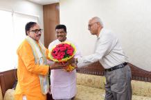 Dr. Mahendra Nath Pandey assumes office as Cabinet Minister Image-06